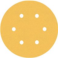 BOSCH EXPERT Sanding papers C470 with 6 holes for vibratory sanders 150 mm, G 120, 5 pcs 2.608.900.8 - Sandpaper