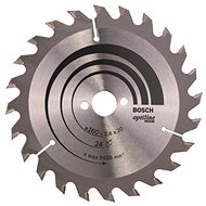 BOSCH Optiline Wood saw blade 160 × 20/16 × 2.6 mm, 24 2.608.640.596 - Circular Saw Blade