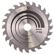 BOSCH Optiline Wood saw blade 210 × 30 × 2.8 mm, 24 2.608.640.621 - Circular Saw Blade