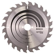 BOSCH Optiline Wood saw blade 230 × 30 × 2.8 mm, 24 2.608.640.627 - Circular Saw Blade
