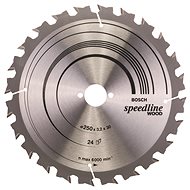 BOSCH Saw blade Speedline Wood 250 × 30 × 3.2 mm, 24 2.608.640.680 - Circular Saw Blade