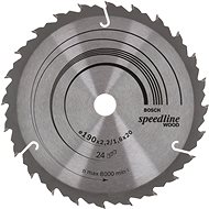BOSCH Saw blade Speedline Wood 190 × 20/16 × 2.2 mm, 24 2.608.640.799 - Circular Saw Blade