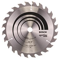 BOSCH Optiline Wood saw blade 184 × 16 × 2.6 mm, 24 2.608.640.817 - Circular Saw Blade