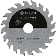 BOSCH Saw blade Standard for Wood for cordless saws 85 × 1.1/0.7 × 15 T20 2.608.837.666 - Circular Saw Blade
