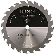 BOSCH Saw blade Standard for Wood for cordless saws 140 × 1.5/1 × 10 T24 2.608.837.669 - Circular Saw Blade