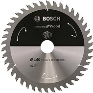 BOSCH Saw blade Standard for Wood for cordless saws 140 × 1.5/1 × 20 T42 2.608.837.672 - Circular Saw Blade