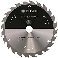 BOSCH Saw blade Standard for Wood for cordless saws 165 × 1.5/1 × 20 T24 2.608.837.685 - Circular Saw Blade