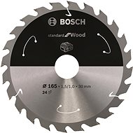 BOSCH Saw blade Standard for Wood for cordless saws 165 × 1.5/1 × 30 T24 2.608.837.688 - Circular Saw Blade