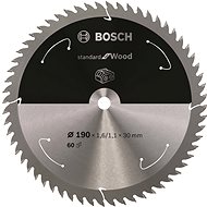 BOSCH Saw blade Standard for Wood for cordless saws 190 × 1.6/1.1 × 30 T60 2.608.837.711 - Circular Saw Blade