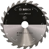 BOSCH Saw blade Standard for Wood for cordless saws 210 × 1.7/1.2 × 30 T24 2.608.837.713 - Circular Saw Blade