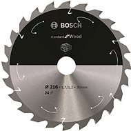 BOSCH Saw blade Standard for Wood for cordless saws 216 × 1.7/1.2 × 30 T24 2.608.837.721 - Circular Saw Blade