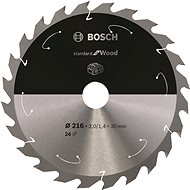 BOSCH Saw blade Standard for Wood for cordless saws 216 × 1.7/1.2 × 30 T24 2.608.837.724 - Circular Saw Blade