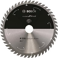 BOSCH Saw blade Standard for Wood for cordless saws 216 × 1.7/1.2 × 30 T48 2.608.837.726 - Circular Saw Blade