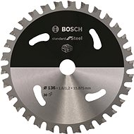 BOSCH Saw blade Standard for Steel for cordless saws 136 × 1.6/1.2 × 15.875 T30 2.608.837.745 - Circular Saw Blade