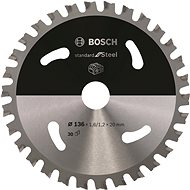 BOSCH Saw blade Standard for Steel for cordless saws 136 × 1.6/1.2 × 20 T30 2.608.837.746 - Circular Saw Blade