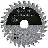 BOSCH Saw blade Standard for Multi Material for cordless saws 85 × 1.5/1 × 15 T30 2.608.837.752 - Circular Saw Blade