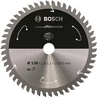 BOSCH Standard for Aluminium for cordless saws 136 × 1.6/1.1 × 15.875 T50 2.608.837.753 - Circular Saw Blade