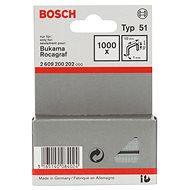 BOSCH Flat wire staples, type 51 10 × 1 × 10 mm 2.609.200.202 - Heavy-Duty Staples