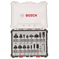 BOSCH Mixed set of milling cutters with spindle O 8 mm, 15 pcs 2.607.017.472 - Set of Cutters