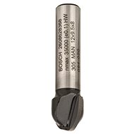 BOSCH Chamfering cutter, 8 mm, R1 6 mm, D 12 mm, L 9.2 mm, G 40 mm 2.608.628.368 - Milling Cutter