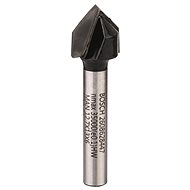 BOSCH V-shaped grooving cutter, 6 mm, D1 12.7 mm, L 12.7 mm, G 45 mm, 90° 2.608.628.447 - Milling Cutter