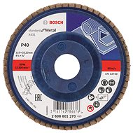 BOSCH Laminated grinding wheel X431, Standard for Metal 2.608.601.270 - Lamellar Disc