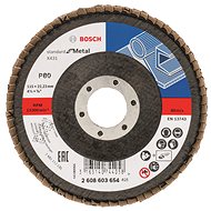 BOSCH Laminated grinding wheel X431, Standard for Metal 2.608.603.654 - Lamellar Disc