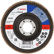 BOSCH Laminated grinding wheel X431, Standard for Metal 2.608.603.655 - Lamellar Disc