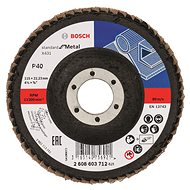 BOSCH Laminated grinding wheel X431, Standard for Metal 2.608.603.712 - Lamellar Disc