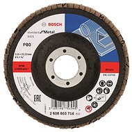BOSCH Laminated grinding wheel X431, Standard for Metal 2.608.603.714 - Lamellar Disc