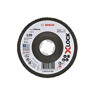 BOSCH Best for Metal System X-LOCK, angled version, flute plate, O 115 mm, G 120, X571 2.608.619.200 - Lamellar Disc