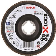 BOSCH Best for Metal System X-LOCK, angled version, plastic blade, O 125 mm, G 40, X571 2.608.621.76 - Lamellar Disc