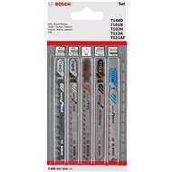 BOSCH 5dílná sada pilových plátků All rounder se stopkou T 2.608.667.856 - Saw Blade Set