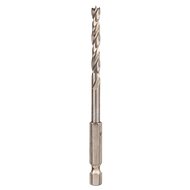 BOSCH Spiral wood drill with hexagonal shank 1/4" 5 × 52 × 99 mm 2.608.595.521 - Drill Bit