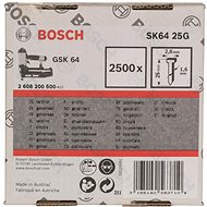 BOSCH Hřeby se zápustnou hlavou SK64 25G 1,6 mm, 25 mm, pozinkovaný 2.608.200.500 - Spikes