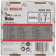 BOSCH Hřeby se zápustnou hlavou SK64 30G 1,6 mm, 30 mm, pozinkovaný 2.608.200.501 - Spikes
