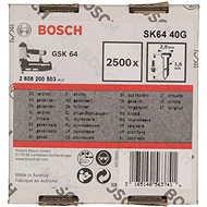 BOSCH Hřeby se zápustnou hlavou SK64 40G 1,6 mm, 40 mm, pozinkovaný 2.608.200.503 - Spikes