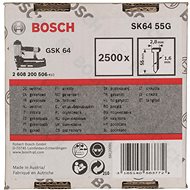 BOSCH Hřeby se zápustnou hlavou SK64 55G 1,6 mm, 55 mm, pozinkovaný 2.608.200.506 - Spikes