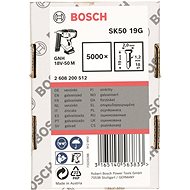 BOSCH Hřeby se zápustnou hlavou SK50 19G 1,2 mm, 19 mm, pozinkovaný 2.608.200.512 - Spikes