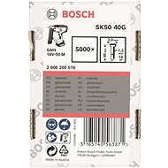 BOSCH Hřeby se zápustnou hlavou SK50 40G 1,2 mm, 40 mm, pozinkovaný 2.608.200.516 - Spikes
