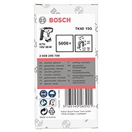 BOSCH Staples TK40 15G 1,2 mm, 15 mm, galvanized 2.608.200.700 - Heavy-Duty Staples