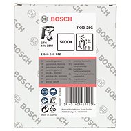 BOSCH Staples TK40 25G 1,2 mm, 25 mm, galvanized 2.608.200.702 - Heavy-Duty Staples