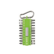 BOSCH Sada šroubovacích bitů s karabinou (světle zelená), 21 ks, vystavovací verze 2.607.012.002 - Bit Set