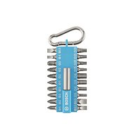 BOSCH Sada šroubovacích hrotů s karabinou (světle modrá), 21 ks, prodejní displej 2.607.012.001 - Bit Set
