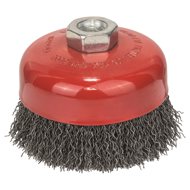 BOSCH Pot brush, crimped wire, 100 mm, steel 1.608.614.011 - Cup Brush