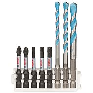 BOSCH Hex-9 MultiConstruction 5/6/8mm; Impact Power Bit 50mm PH2, PZ2, T20, T25, T30 2.608.577.144 - Drill Set