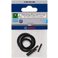 BOSCH Set of retaining ring and pin for PRO Impact Socket, 1", 6 pcs - Attachment