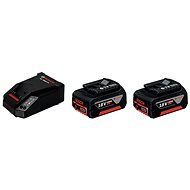 BOSCH Starter kit 2x GBA 18V + GAL 1860 CV Professional - Charger and Spare Batteries