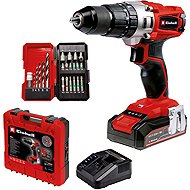 EINHELL AKU screwdriver with impact driver + drills, bits TE-CD 45706 Li-i, 4514220 (1x2,5 Ah) - Cordless Drill