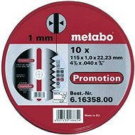 Metabo10-piece set of cutting blades 115mm - Cutting Disc